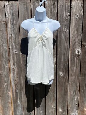 Banana Republic Silky Halter snowy day Camisole size XS